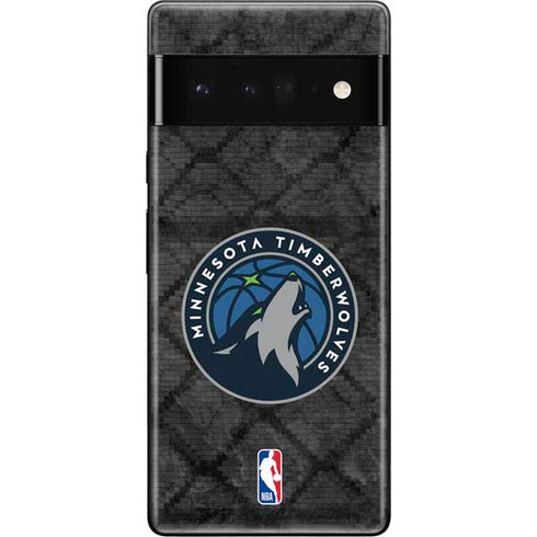 NBA Minnesota Timberwolves Dark Rust Google Pixel 6 Pro Skin